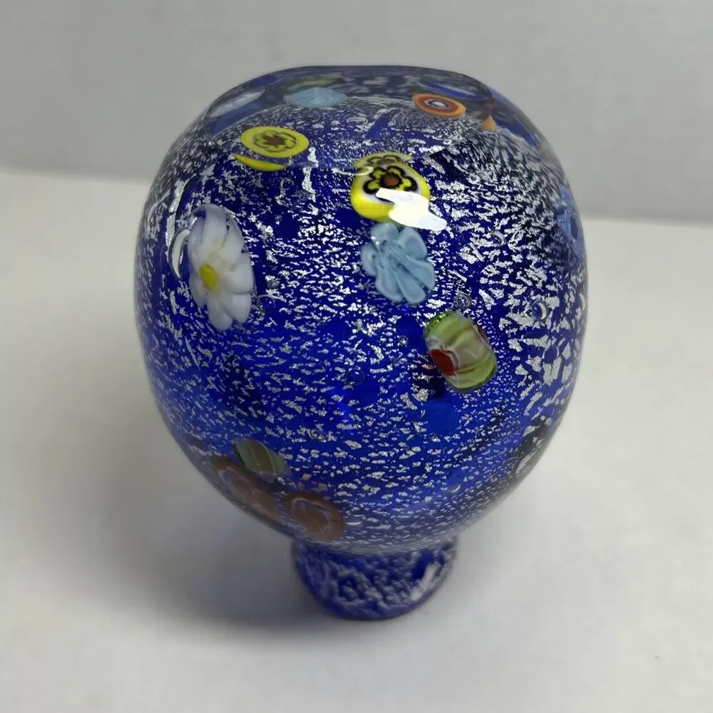 Robert William Art Glass Blue 4